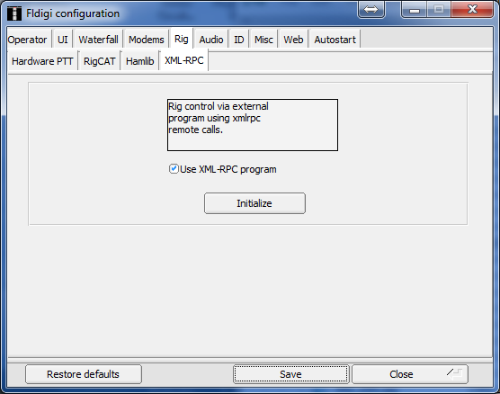 How to configure Fldigi for IC-7100