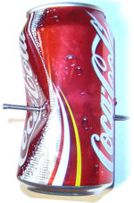 Example projectile in a coke can